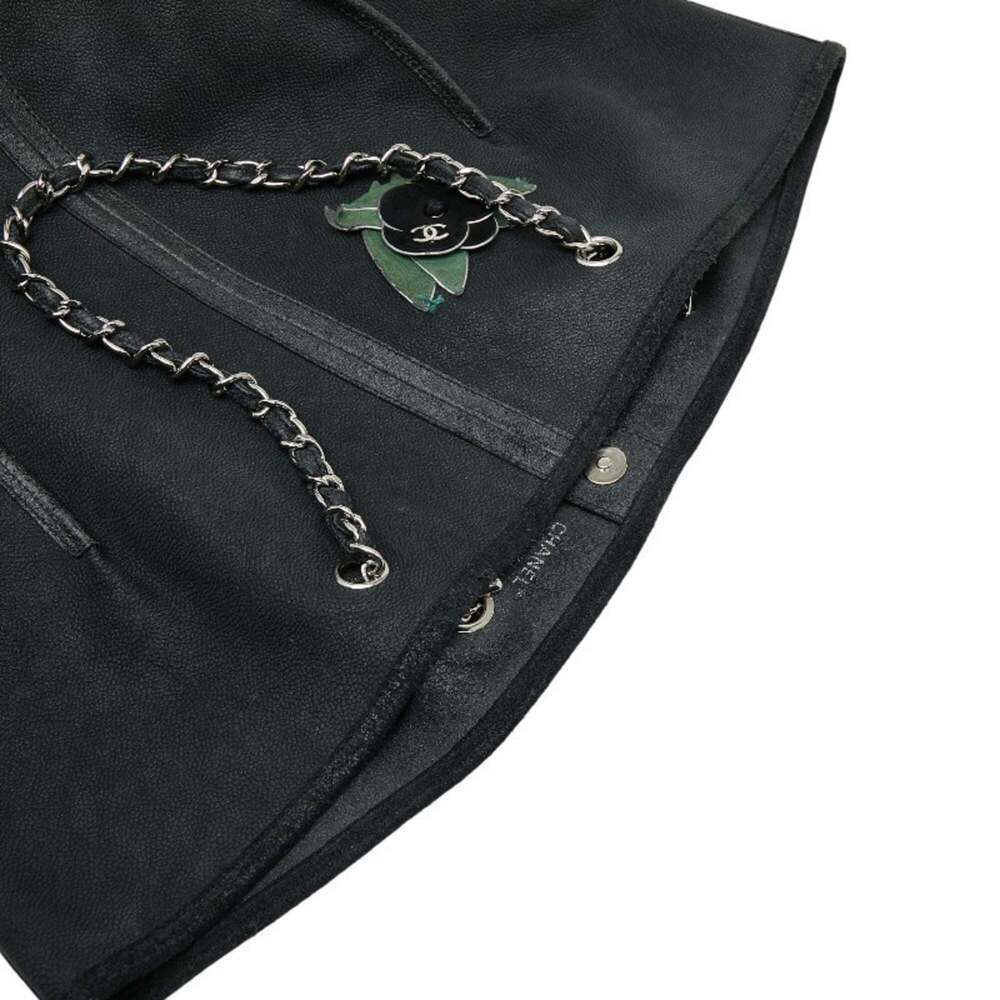 CHANEL Black Caviar Leather Tote Bag - Picture 8 of 15